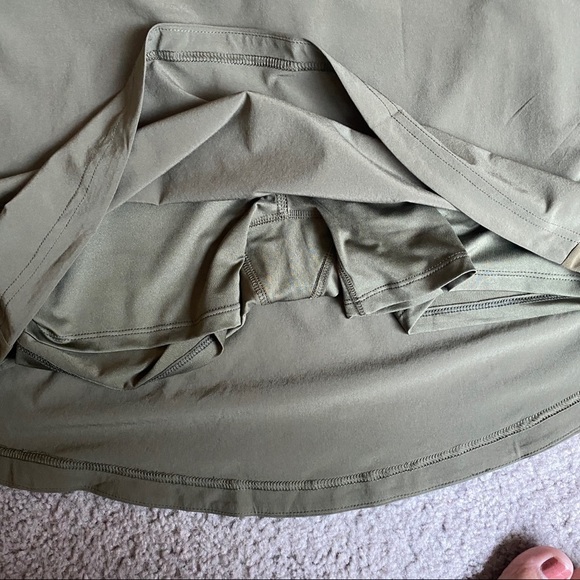 Eddie Bauer Green Nylon Travex Skort Skirt Size large - Picture 6 of 6